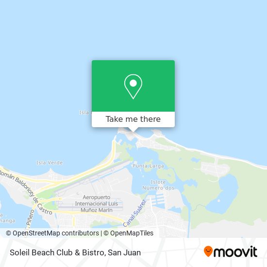 Soleil Beach Club & Bistro map