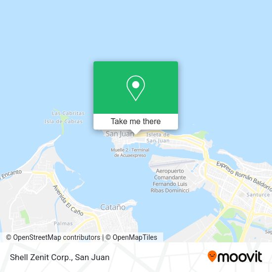 Shell Zenit Corp. map