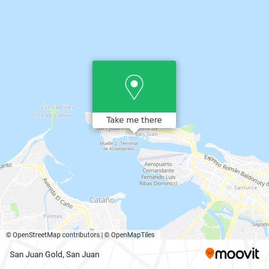 San Juan Gold map