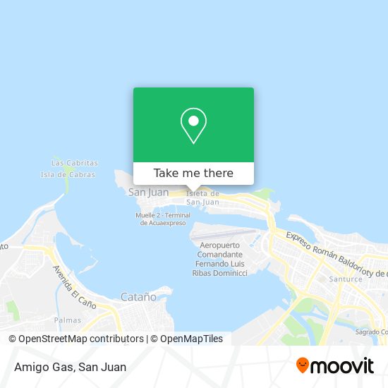 Amigo Gas map