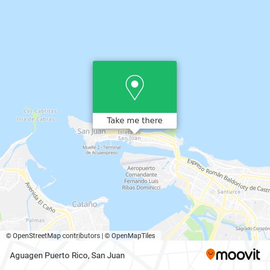 Mapa de Aguagen Puerto Rico