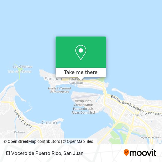 El Vocero de Puerto Rico map