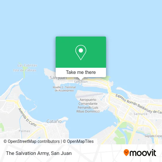 The Salvation Army map