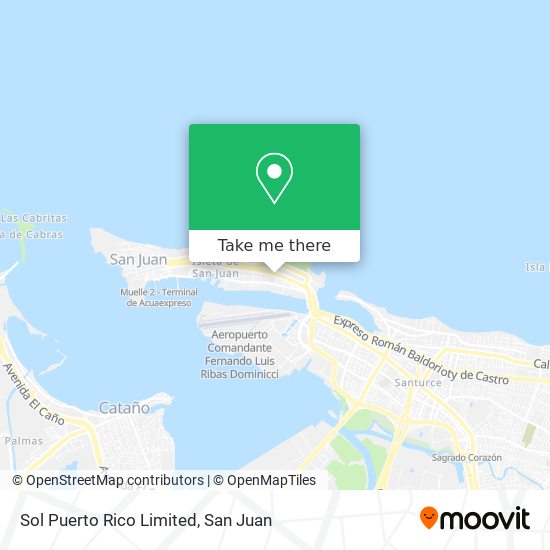 Sol Puerto Rico Limited map