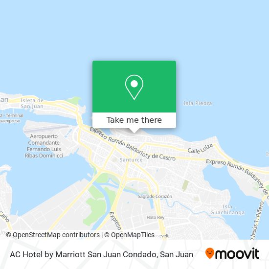 AC Hotel by Marriott San Juan Condado map