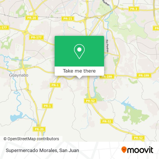 Supermercado Morales map