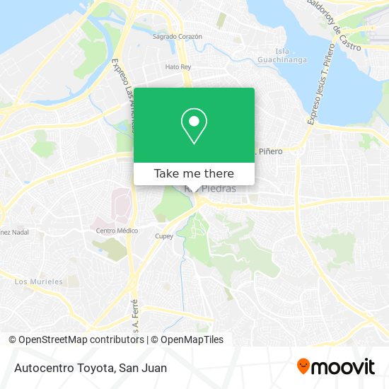 Autocentro Toyota map
