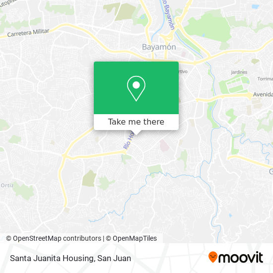 Santa Juanita Housing map