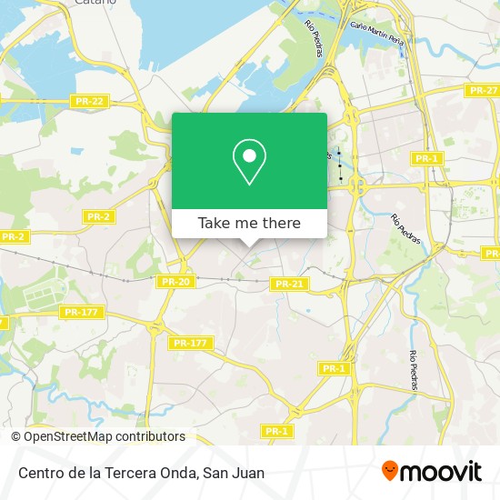 Centro de la Tercera Onda map