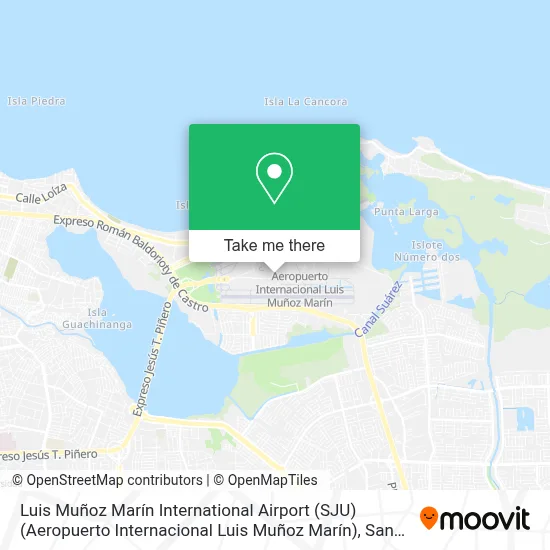 Mapa de Luis Muñoz Marín International Airport (SJU) (Aeropuerto Internacional Luis Muñoz Marín)