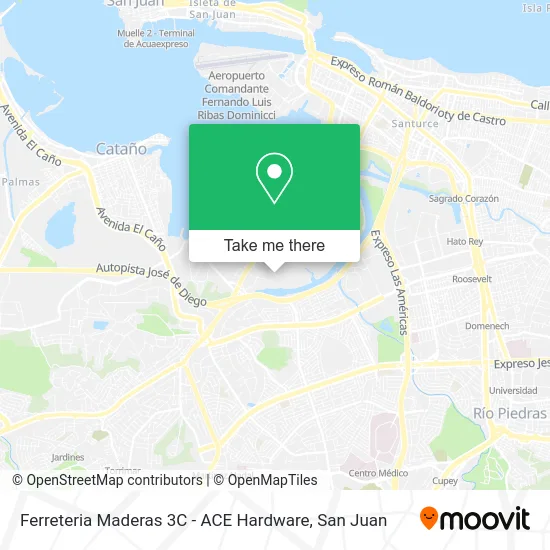 Ferreteria Maderas 3C - ACE Hardware map
