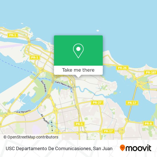 USC Departamento De Comunicasiones map