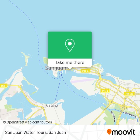 Mapa de San Juan Water Tours