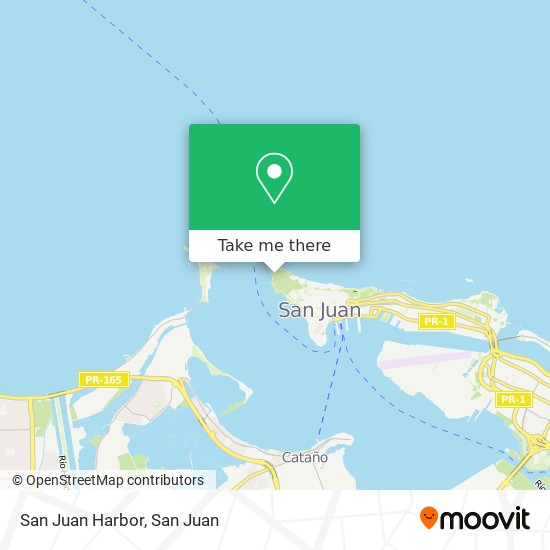 San Juan Harbor map
