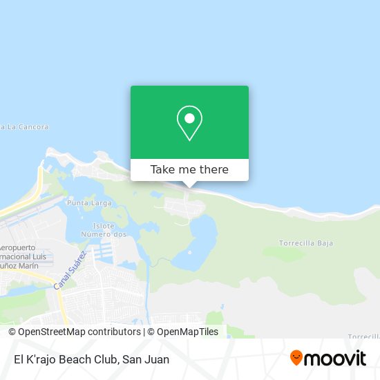 El K'rajo Beach Club map