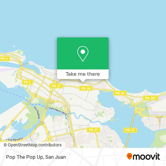 Pop The Pop Up map