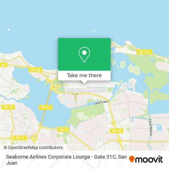 Seaborne Airlines Corporate Lounge - Gate 31C map