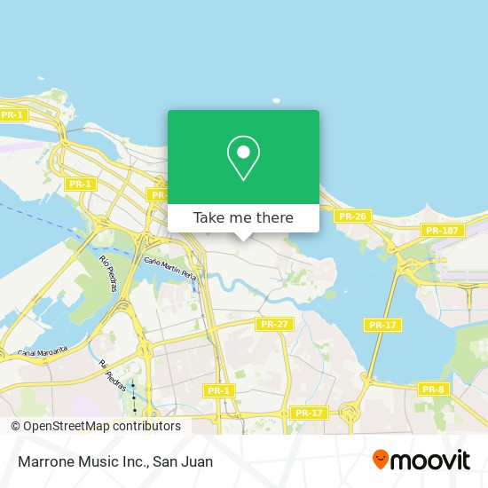 Marrone Music Inc. map