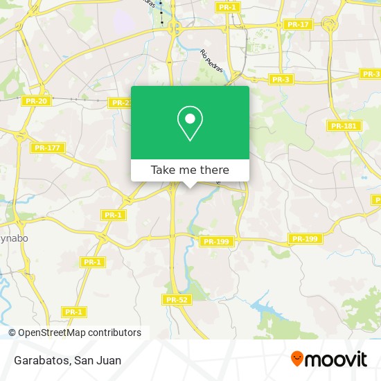 Garabatos map
