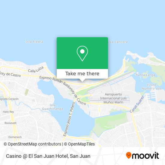 Casino @ El San Juan Hotel map