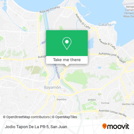 Jodio Tapon De La PR-5 map