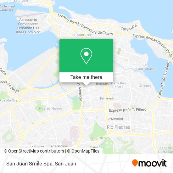 Mapa de San Juan Smile Spa