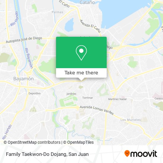 Family Taekwon-Do Dojang map