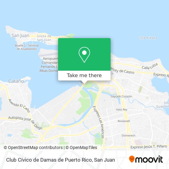 Club Cívico de Damas de Puerto Rico map