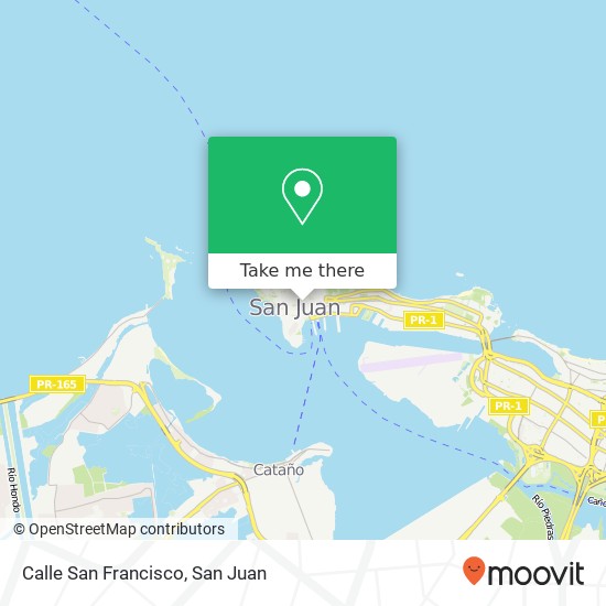 Calle San Francisco map