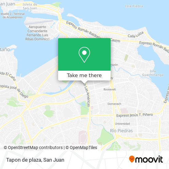 Tapon de plaza map