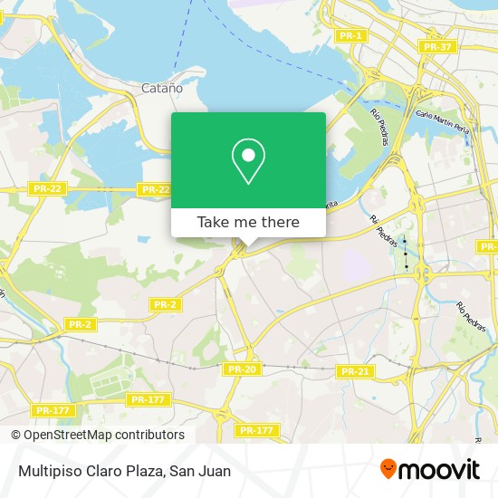 Multipiso Claro Plaza map
