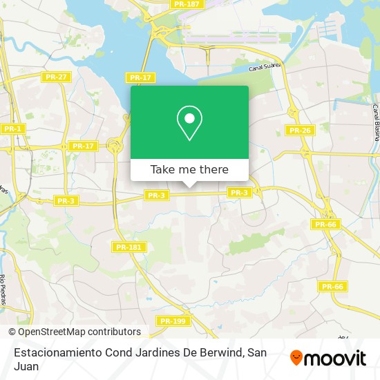 Estacionamiento Cond Jardines De Berwind map