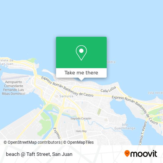 beach @ Taft Street map