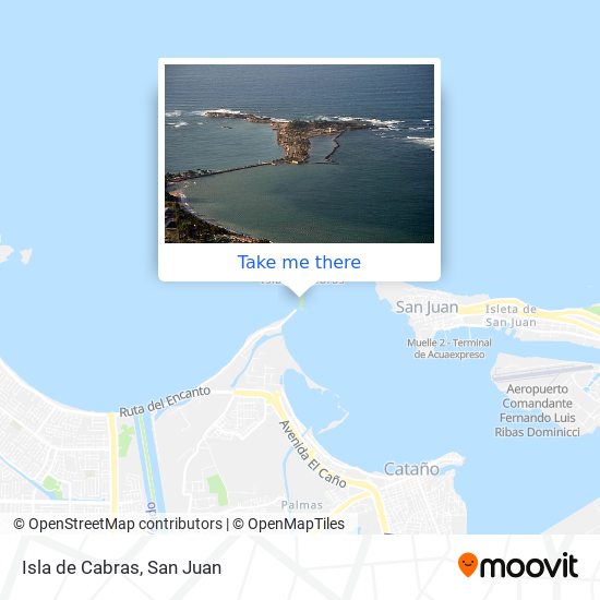 Isla de Cabras map