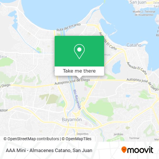 AAA Mini - Almacenes Catano map