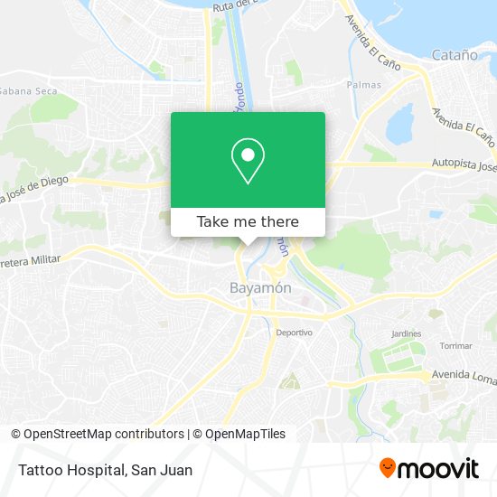 Tattoo Hospital map