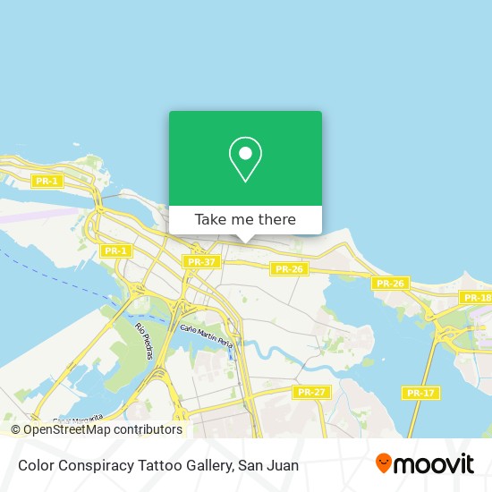 Color Conspiracy Tattoo Gallery map