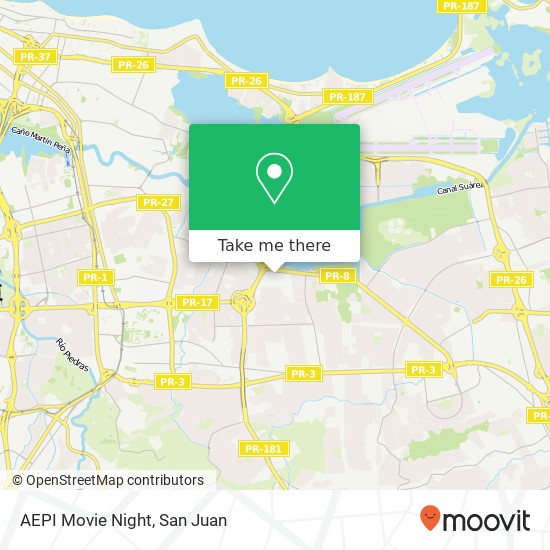 AEPI Movie Night map