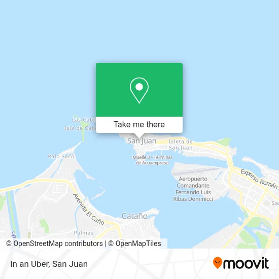 In an Uber map