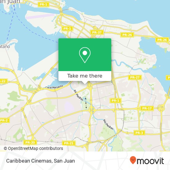Caribbean Cinemas map