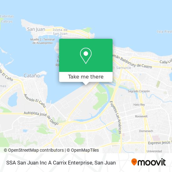 SSA San Juan  Inc A  Carrix Enterprise map