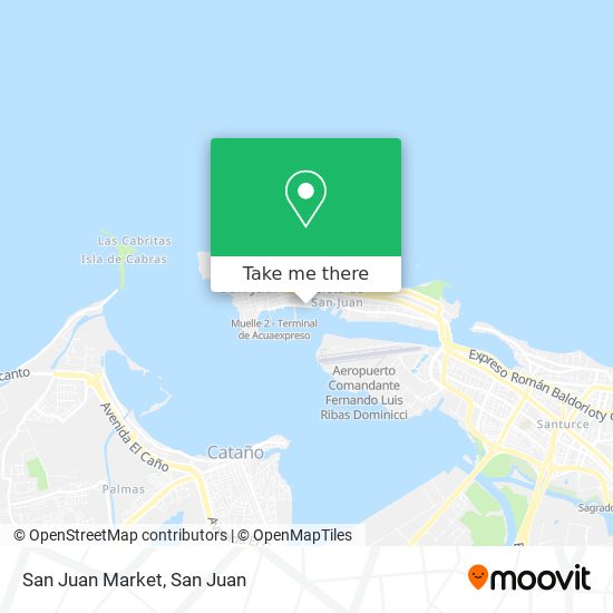 San Juan Market map