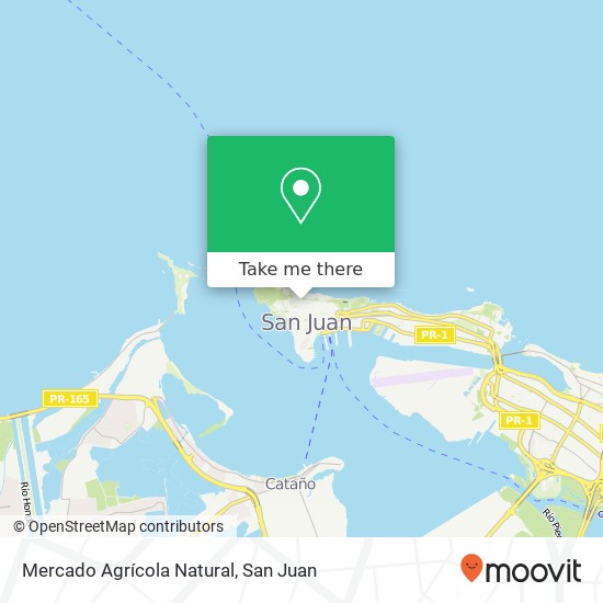 Mercado Agrícola Natural map