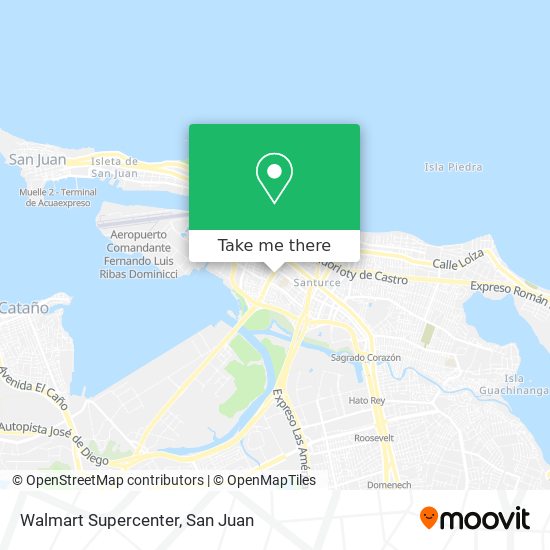Mapa de Walmart Supercenter