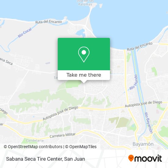 Sabana Seca Tire Center map