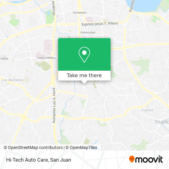 Hi-Tech Auto Care map
