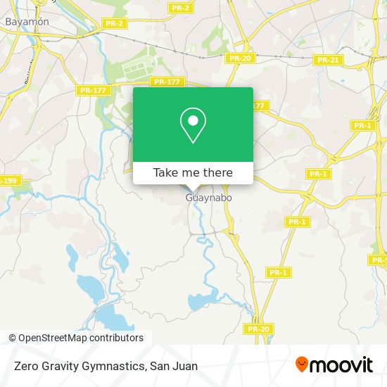 Zero Gravity Gymnastics map