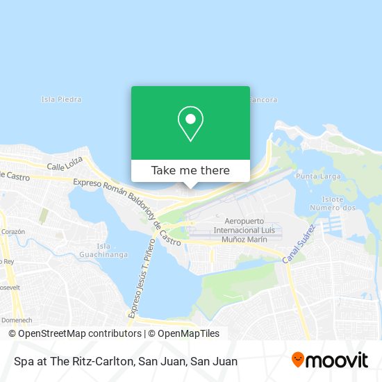 Spa at The Ritz-Carlton, San Juan map