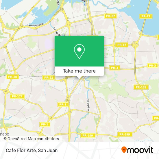 Cafe Flor Arte map