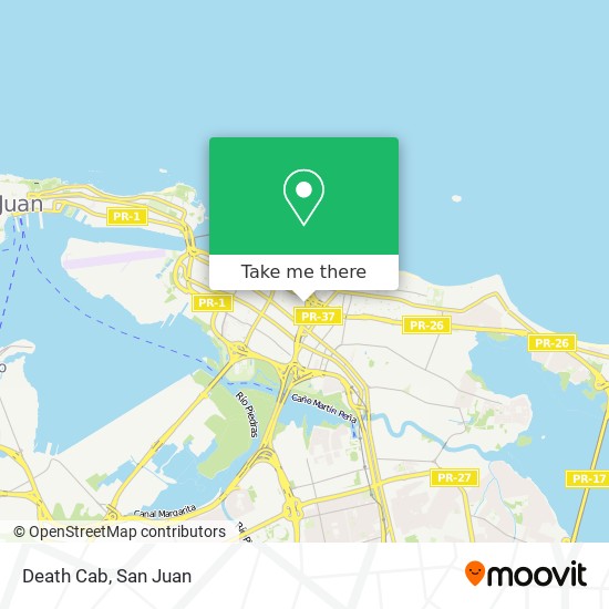 Death Cab map